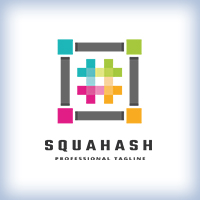 Square Hashtag Logo