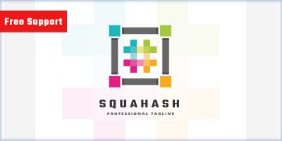 Square Hashtag Logo