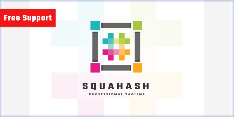 Square Hashtag Logo