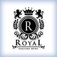 Royal Crest Letter R Logo