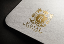 Royal Crest Letter R Logo Screenshot 2
