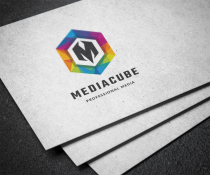 Media Cube Letter M Pro Logo Screenshot 1