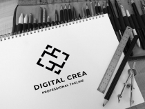 Digital Creative Agency Logo Screenshot 1