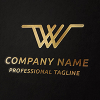 20 Letter W Concept Logo