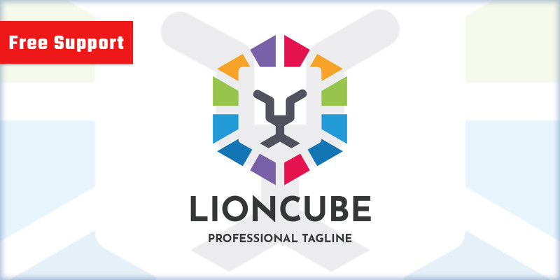 Lion Cube Company Logo