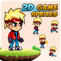 Adon 2D Game Character Sprites