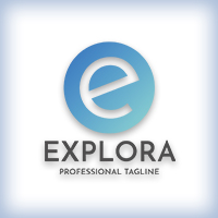 Explora Letter E Logo