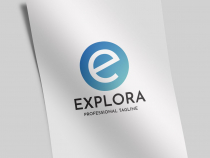 Explora Letter E Logo Screenshot 2