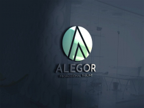 Alegor Letter A Logo Screenshot 1