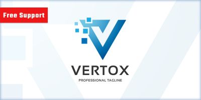 Vertox Letter V Logo