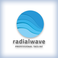 Radial Wave Logo