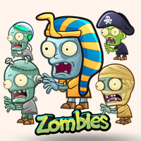 5 Zombies Game Sprites