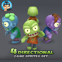 4-Directional game sprites