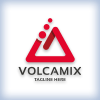 Volcamix Letter V Logo
