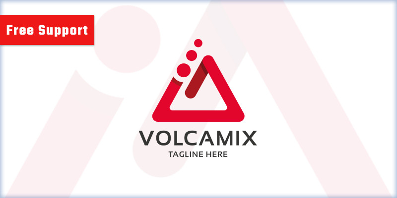 Volcamix Letter V Logo