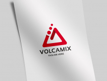 Volcamix Letter V Logo Screenshot 2