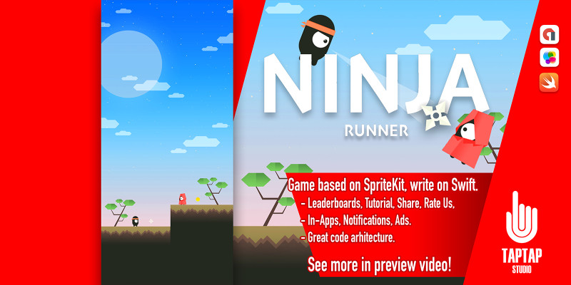 Ninja Runner - iOS App Source Code
