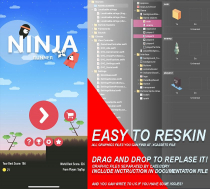 Ninja Runner - iOS App Source Code Screenshot 1