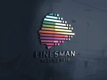 Lines Man Logo Screenshot 1