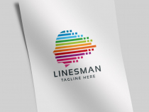 Lines Man Logo Screenshot 4