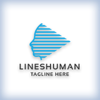 Lines Human Logo