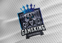 Skull Gamer King Logo Screenshot 1