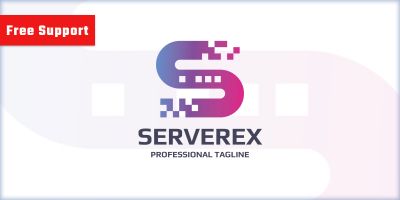 Serverex Letter S Company Logo