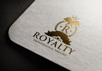 Royalty Crest Letter R Logo Screenshot 3