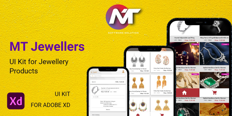 MT Jewellers -  Complete UI Solution For Adobe XD