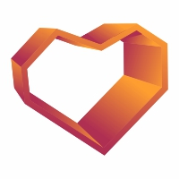 Heart Tech 3D Logo