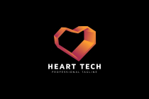 Heart Tech 3D Logo Screenshot 2