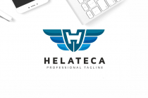 H Letter Wings Logo Screenshot 1