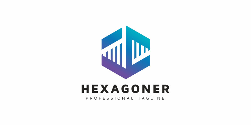 Hexagon Modern Logo