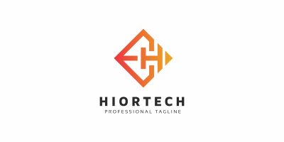 H Tech Arrows Logo