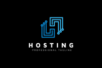 Hosting H Letter Tech Logo Screenshot 2