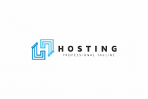Hosting H Letter Tech Logo Screenshot 3