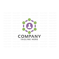 Business Connect Logo Vector