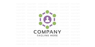 Business Connect Logo Vector