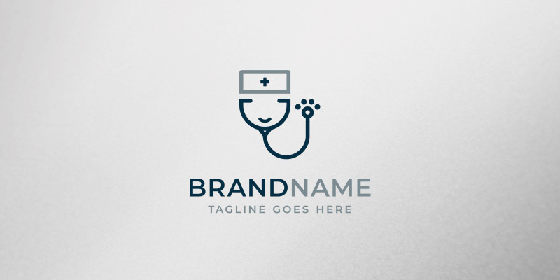 Veterinary Doctor Logo Template