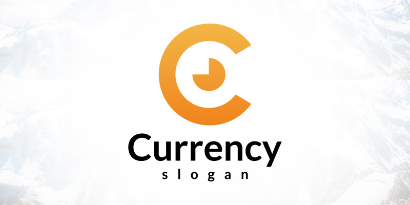 Vision Letter C Currency Logo Design