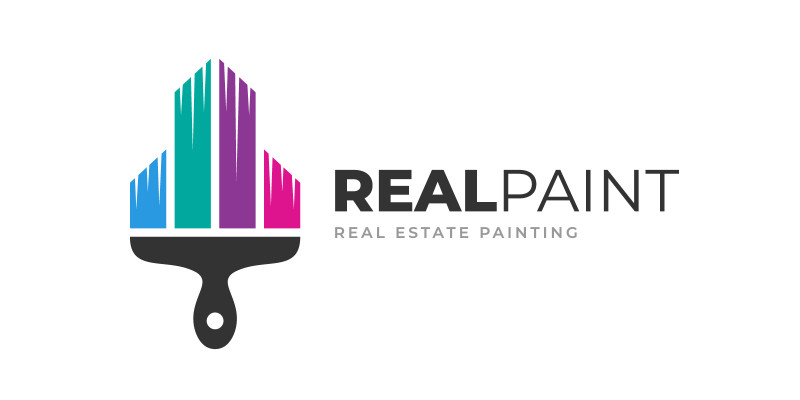 Real Estate Painting Logo Design