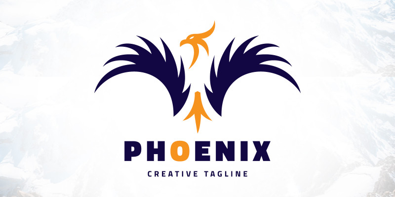 Freedom Phoenix Bird Logo Design