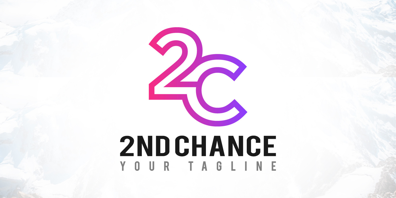 2nd Chance - Number Letter 2C Success Logo Design by LOGOX | Codester