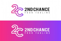 2nd Chance - Number Letter 2C Success Logo Design Screenshot 1