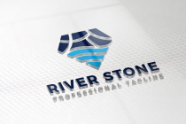 River Stone Diamond Logo Design Screenshot 1