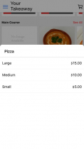 Takeaway Restaurant Food Delivery Ionic App Screenshot 1