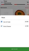Takeaway Restaurant Food Delivery Ionic App Screenshot 2