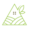 Modern Minimalist Home Gardening Landscaping Logo