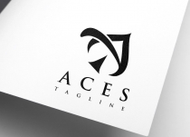 Creative Letter A Aces Logo Design Screenshot 1