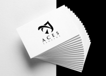 Creative Letter A Aces Logo Design Screenshot 2